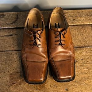 Men brown lace up Oxford  shoes size 11.5